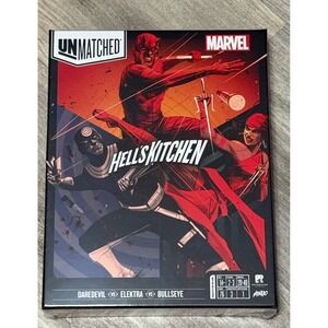 Unmatched Marvel Hell's Kitchen Board Game Daredevil‎ Elektra Bullseye